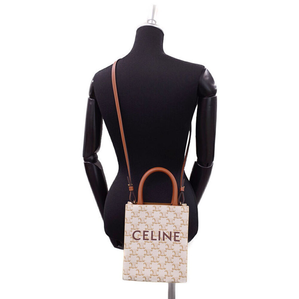 Celine Triomphe Canvas Vertical Cabas Bag - Picture 9 of 9